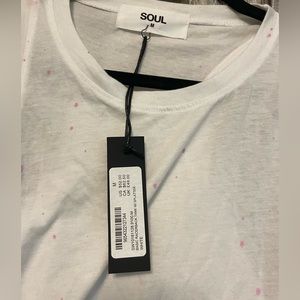 Soulcycle Pink Splatter Top